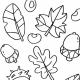 Autumn coloring pages for children of different ages: download and print